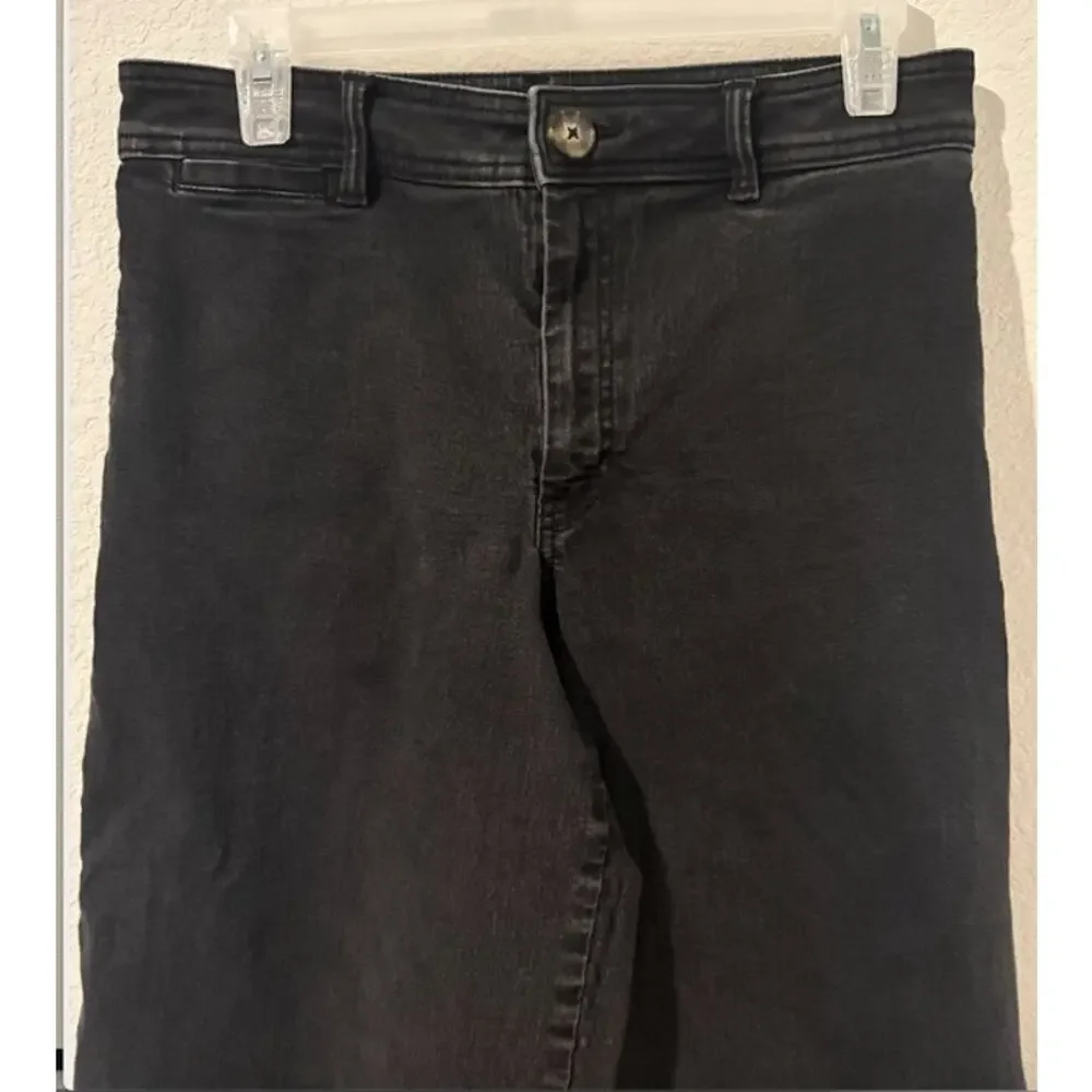 NWOT Womens H&M Black Wide Leg Jean Size 10 - Picture 4 of 4